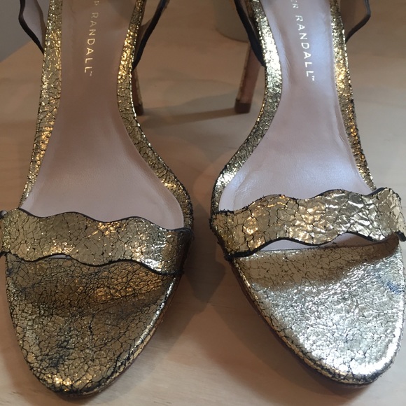 ▫️Loeffler Randall▫️ Gold Amelia Heels - Picture 4 of 7